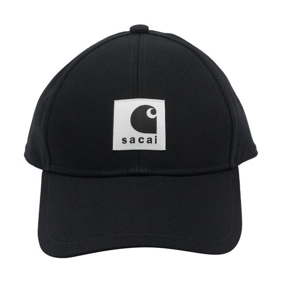 Sacai X Carharrt Wip Men Logo Baseball Cap